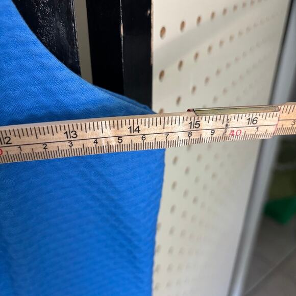 Lilly Pulitzer Pearl Shift Dress Lapis Blue Gold Trim Size 4 — Resort Preppy - Picture 5 of 7